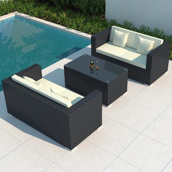 Customized Luxury Rattan Furniture Patio Sofa for Modern Outdoor Garden Design