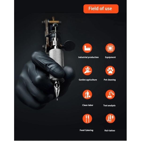 Food Grade Disposable Nitrile Gloves Powder Free