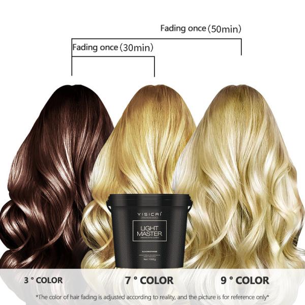 Professional Hair Bleaching Powder Fast 8.5 Level Lightening, 6% Hydrogen Peroxide, Salon Grade Safe Formula