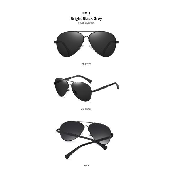 Metal de la memoria de Sunglasses Super Elastic del aviador del metal de las mujeres de los hombres