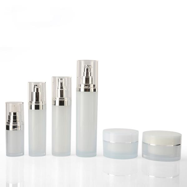 acrylic silver Portable in stock traveling china products manufacturers airless lotion pump bottle 15ml 30ml 50ml