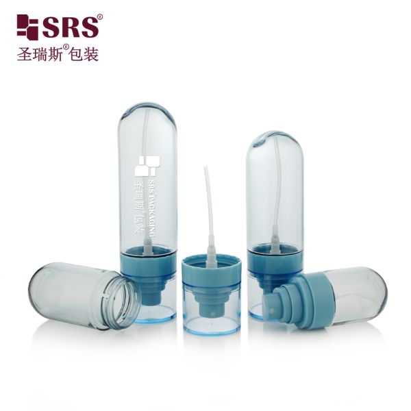PETG02 30ml 50ml 60ml 80ml 100ml Empty Custom Semi-transparent Colored Blue PETG Spray Pump Bottle For Skincare Toner