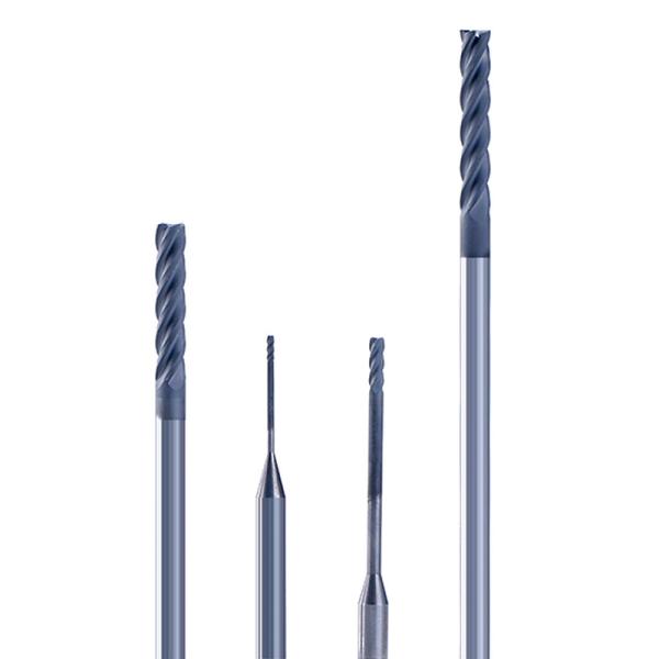 High Precision Diamond Coating Solid Carbide End Mill Cutter For Graphite Processing