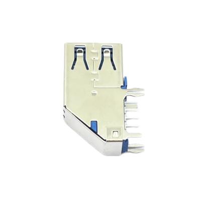 USB3.0 Uma tomada de conector DIP feminina HF 90 graus