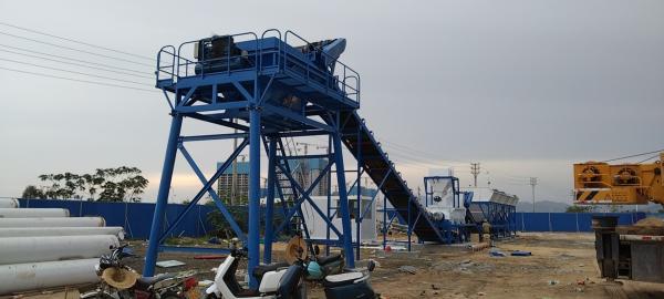 ISO Ce Certified Hzs60 Concrete Batching Plant for Road Construction