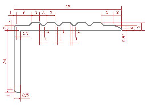Rust Resistant 59%Cu Decorative Brass Stair Nosing For Marble Edge