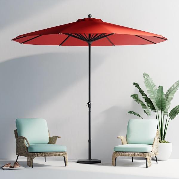 42 Inch Outdoor Sunshade Umbrella Villa Umbrella Open Air Garden Cantilever Garden Parasols