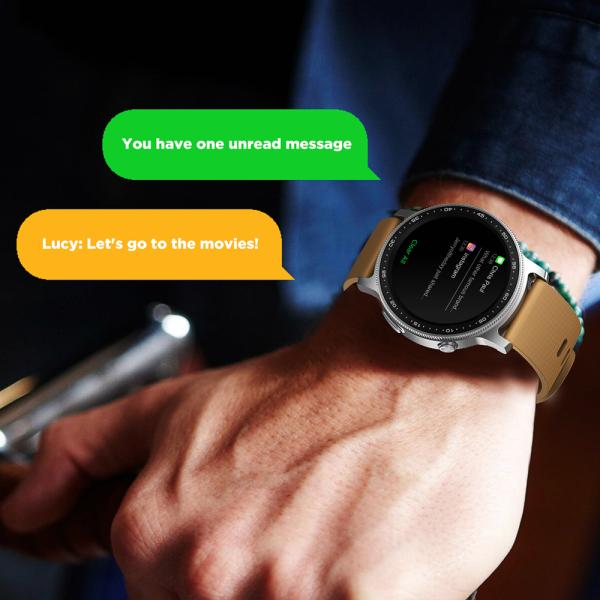 Объектив Smartwatch 2.5D спорт Bluetooth дюйма Zeblaze GTR 2 1,28 стеклянный