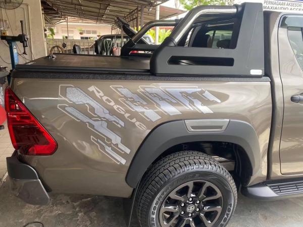 Alargamentos do para-choque do caminhão para Toyota Hilux Revo 2016-2019 e 2021