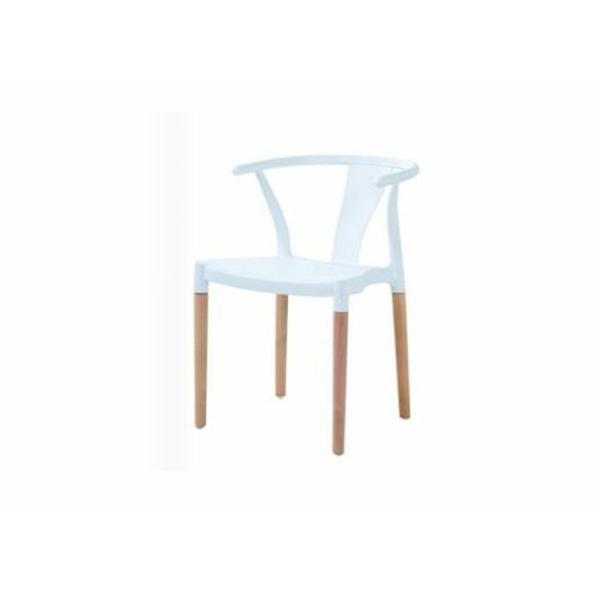 Household Restaurant Pp Seat Molded Plastic Dining Chair
