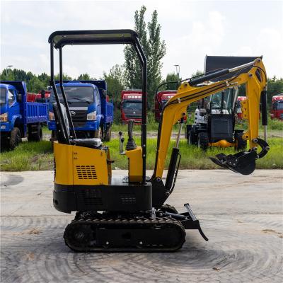Mini Garden Hydraulic Crawler Excavator de 1 toneladas com chassi retrátil personalizou