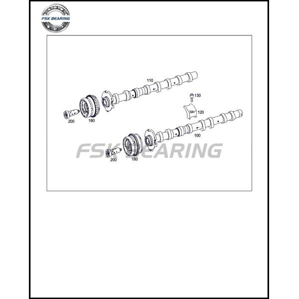 Engine Exhaust Gear 2760503700 2760503800 Applicable To Mercedes-Benz M276