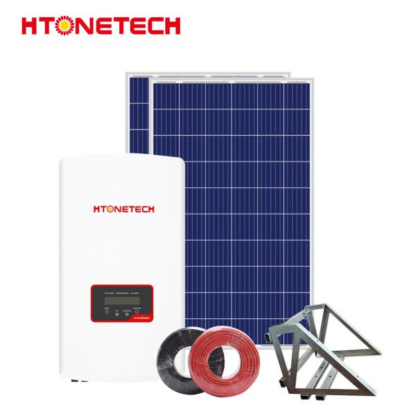 5000W 45000W On Grid Solar Power Systems With Solar Panels N Type