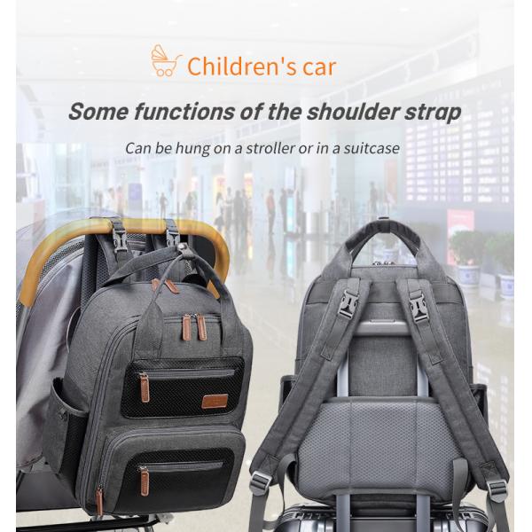 Luxury Mommy Travel Waterproof Baby Diaper Backpack Multifunctional Laptop Bag for Mom&Dad Diaper Bag