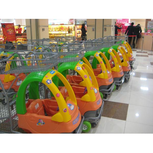 Plastic Kids Grocery Cart Childrens Shopping Trolley Supermarket  Steel Toy Car