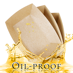 Kraft Paper Recyclable Eco-Friendly Food Serving Boats Take Out Food Trays Party Supplies For Tacos, Nachos