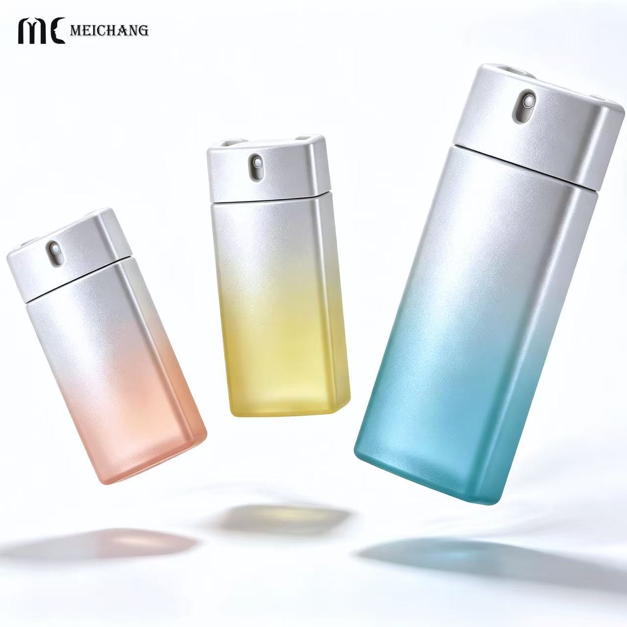 Square Refillable Perfume Spray Bottle – 10ml / 20ml / 40ml Portable Perfume Packaging (MC-1205)