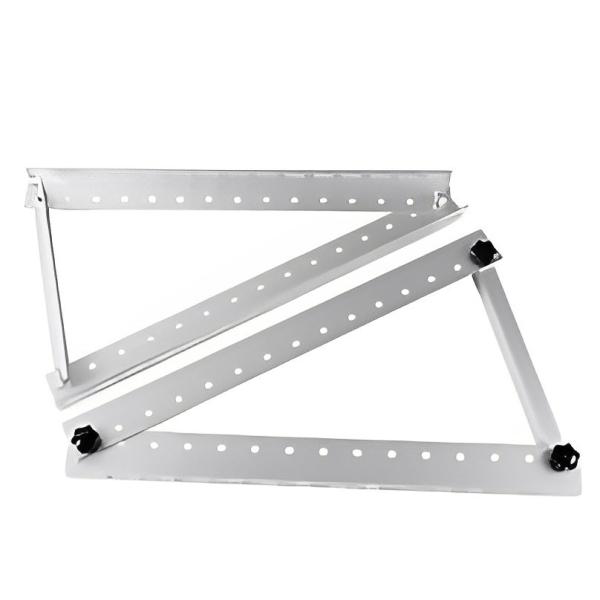 25 Year Service Life Solar Panel Mounting Bracket Adjustable Anodized Aluminum Flat Roof