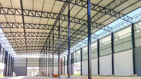 Commercial Office Building Prefab Construction Drawing Steel Structure Framed Structural Steel Truss Commercial Office Space