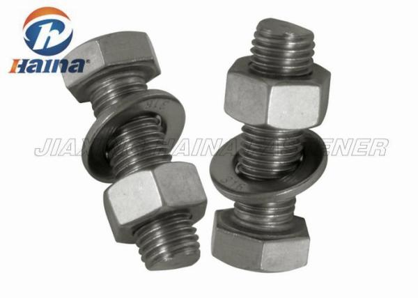 GB Half Thread Hexagon Head ss304 ss316 M4-M36 Thumb Bolts And nut