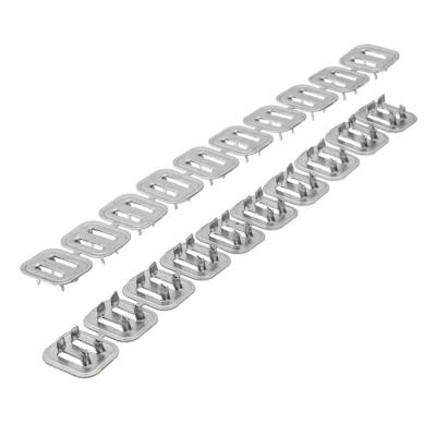 Pièces en feuille de bois, connecteurs métalliques