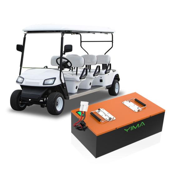 CE UN38.3 Certifié Smart BMS Chariot de golf électrique Batterie au lithium 60Ah 70Ah 90Ah 110Ah 60V