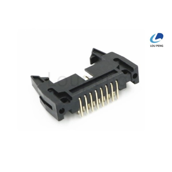 Operating temperaturerange minus 65 degrees Celsius to plus 125 degrees Celsius IDC Socket BOX Header Insulation Resistance 1000M Ohms Min Insulator PA6T UL 94V 0 Black