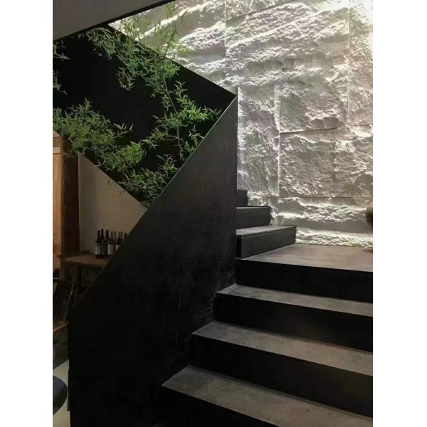 Каменное разнообразие взгляда покрашенной каменной стены Venners кроет черепицей с панелью низкого камня Pu обслуживания ультра светлого большой