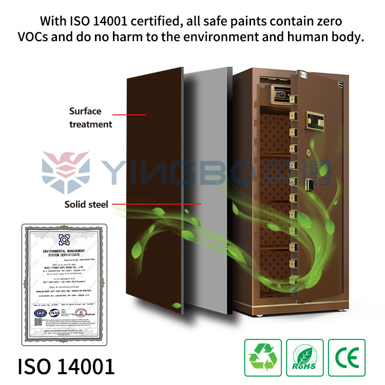 Durable Finish Security Office Safe Box OEM And ODM Brand Customization Dual Power Home Safe