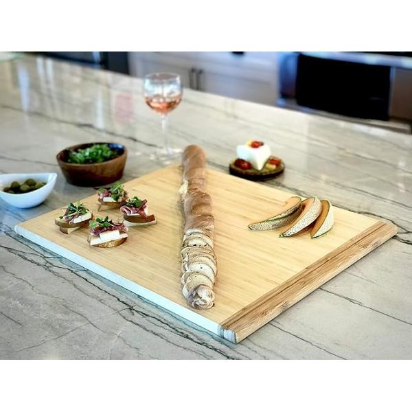 Versatile BSCI LFGB 8 Different Sizes Bamboo Pull-Out Cutting Board for Various Needs
