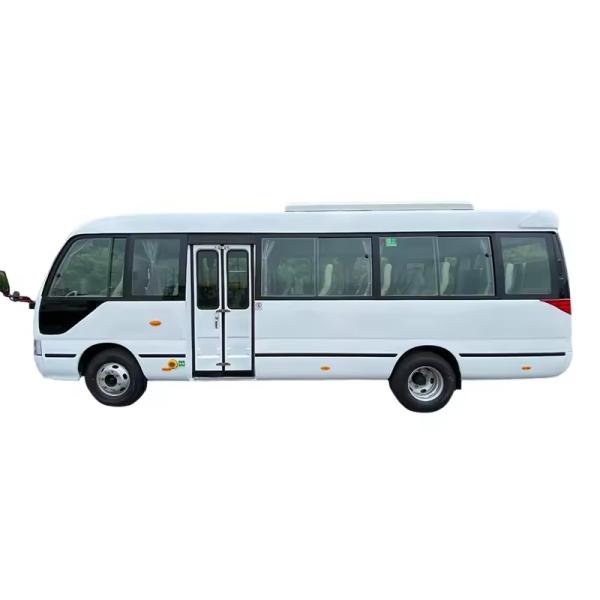 Tire Model 295/80R22.5 Used Coaster 30 Seater RHD Diesel Coaster Bus Toyo Ta Buses Coaster