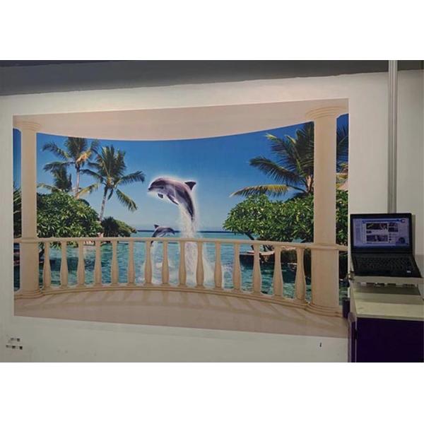 10sqm/h CMYK 1920X1080 Wall Inkjet printing machine
