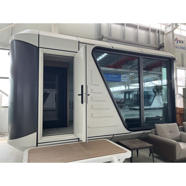 M20 Space Capsule House with Smart Home System and Rock Wool Insulation in 5.6*3.3*3.2 Size