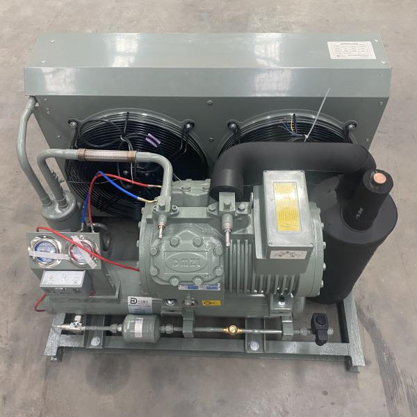 Microprocessor Controlled Condensing Unit with Semi Hermetic Piston Compressor and DC Power Type