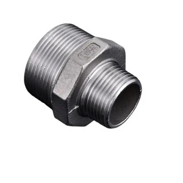 Equal 304316 Stainless Steel Hydraulic Male Thread Fitting Hexagon Pipe Nipple NPT BSPT