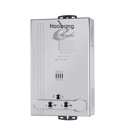Stainless Steel Panel LPG NG Type 10L 2.64GPM Gas Water Heater