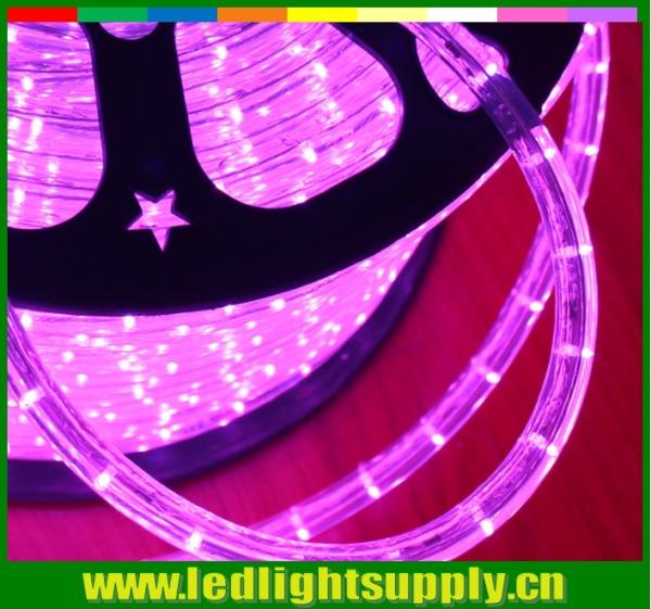 2 lâmpadas de fio LED de cor rosa transparentes de neon flex