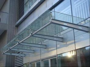 Cutting Edging Drilling Tempering Flat Curved Clear Laminated Glass for Entrance Canopy