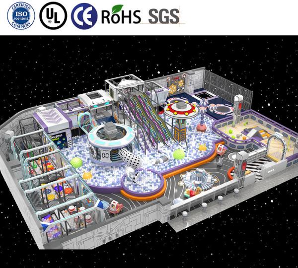 Environmental Friendly Custom Indoor Playground Equipment 	Space Themed