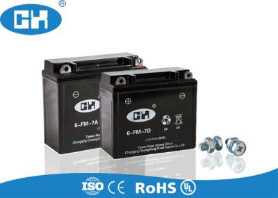 Motorcycle Valve Regulated Lead Acid Battery 12v 7Ah Maintenance Free Rechargeable