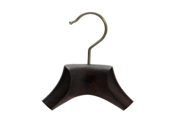 Betterall Steady Closet Complete Pearl Nickel Clips Wood Coat Hanger