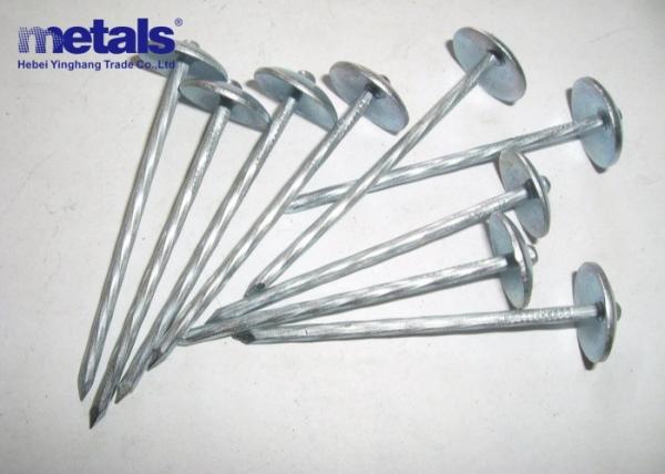 Electro Galvanized Roofing Nails with Umbrella Head 25mm-152mm