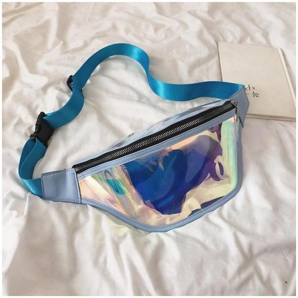 Transparent PVC Bum Bag Fashion Reflective Waist Bags Holographic Laser Fanny Pack