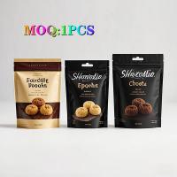 Grade alimentaire Impression personnalisée Sacoche debout Fermeture à glissière verrouillable Thé Café Bonbons Snack Sacs d'emballage alimentaire