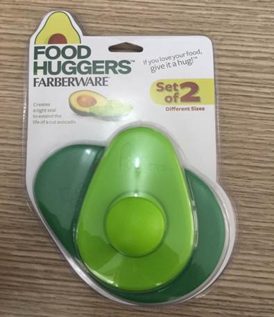 FBT121605 for wholesales BPA free set of 2 colorful avocado huggers silicone material