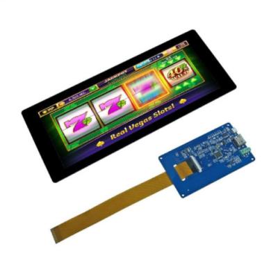 Tipo definição da barra da exposição de TFT LCD do pi da framboesa de 6,86 polegadas do RGB 480×1280 para o slot machine