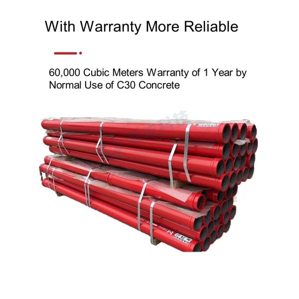 Sany Concrete Pump Twin Wall Pipe 3-4m Wear Resistant D125