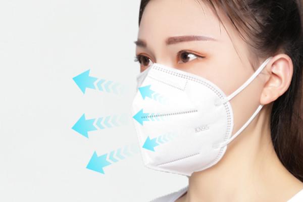 Single Use Kn95 Protective Mask Breathable , Standard Earloop Face Mask