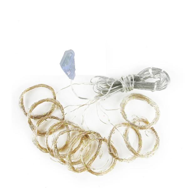 Eight Function LED Curtain Light String for Christmas Decoration PVC Lamp Body