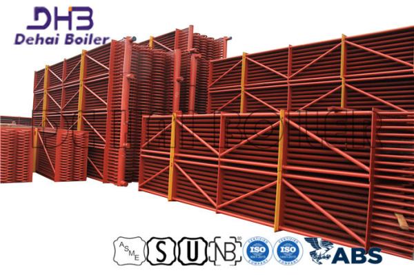 Steel Economiser Coil , Boiler Stack Economizer  For Chemical Plant Systems
